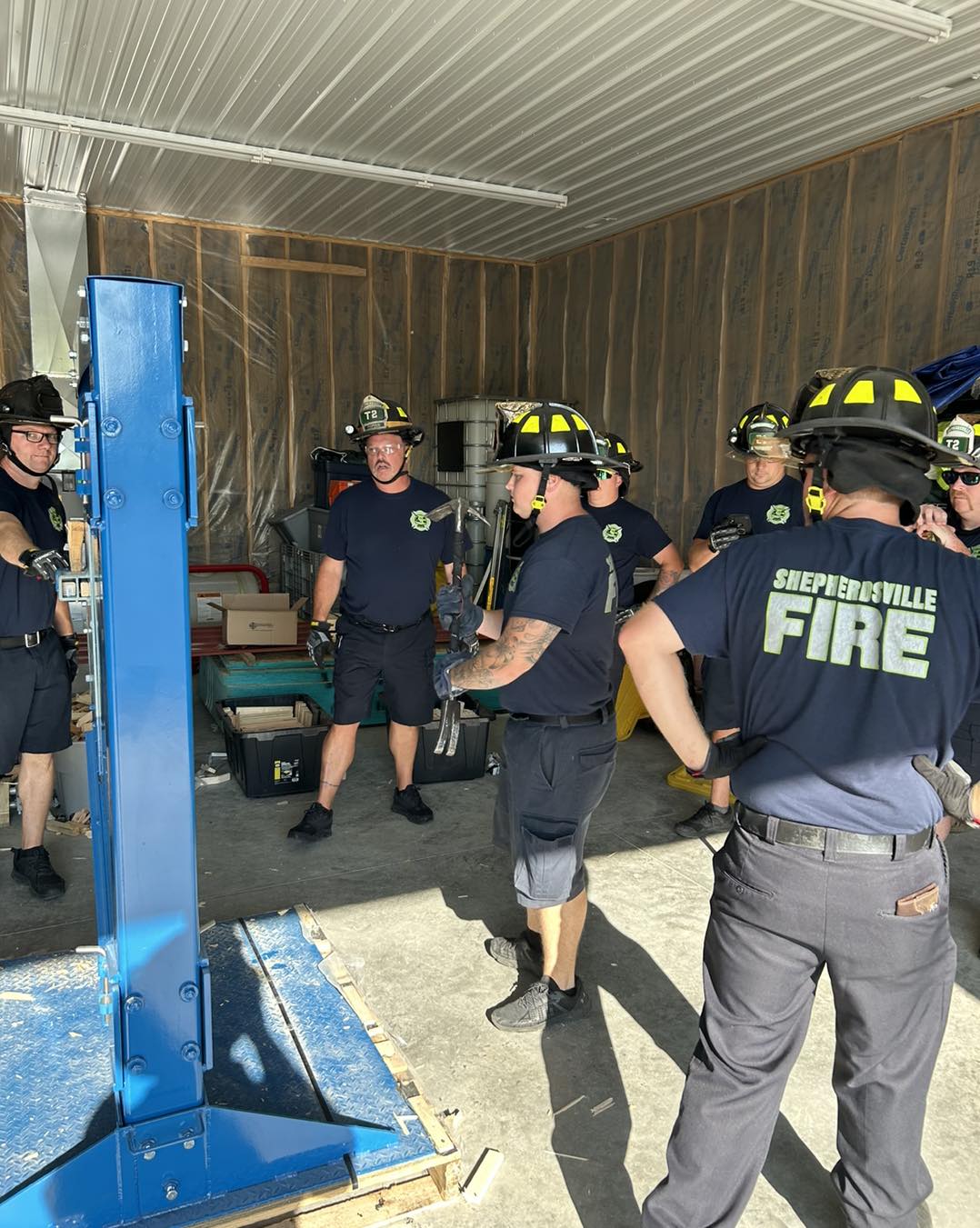 City of Shepherdsville fire department training
